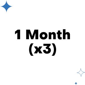 3x1 Month Plan